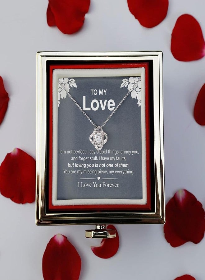 Dokazu To My Love Necklace Eternal Rose Rotating 360 Gift Box Jewelry Box, Preserved Red Rose with to My Love Necklace, Gifts for Her, Wife, Girlfriend, Wife, Rose Gifts for Women - Image 4
